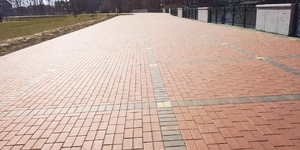 Клинкер тротуарный ЛСР "Лондон", красный 2