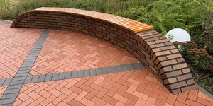 Клинкер тротуарный ЛСР "Эдинбург", тёмно-красный 13