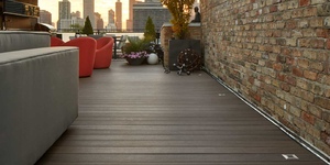 Террасная доска из ДПК Bamberg, Solid, Brazilian Walnut