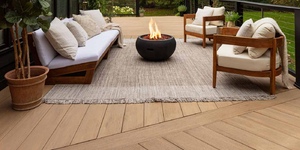 Террасная доска из ДПК Bamberg, Solid, Lebanese Cedar