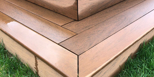 Террасная доска из ДПК Bamberg, Square, African Bubinga9