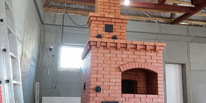 Кирпич печной радиальный полнотелый ЛСР красный М-400, F-100 2