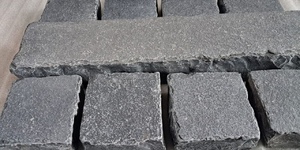 Брусчатка галтованная RKS Slate Belgian Black 100x100x40 мм 3