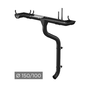 Водосточная система AQUASYSTEM PU MATT 150/100 мм RAL 9005