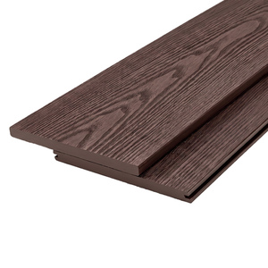 Заборная доска из ДПК Bamberg, Brazilian Walnut, 3D тиснение