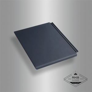 Цементно-песчаная плоская черепица Kriastak, Platt Графит