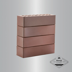 Клинкерный кирпич ЛСР "Брюгге" тёмно-терракотовый, гладкий, 0,7 НФ