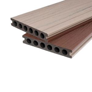 Террасная доска ДПК Dual POLIVAN GROUP,Premium Co-Extrusion,Light gray