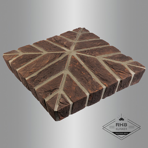 Кирпичные колпаки на столб "Тандем, Абрамцево", шов Серый