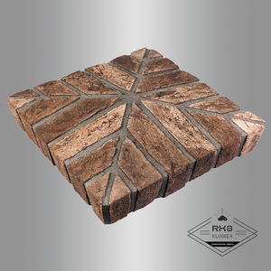 Кирпичные колпаки на столб "Тандем, Морозово", шов Тёмно-серый