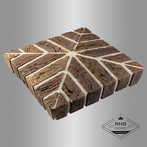 Кирпичные колпаки на столб "Тандем, Чёрная Слобода", шов Серый