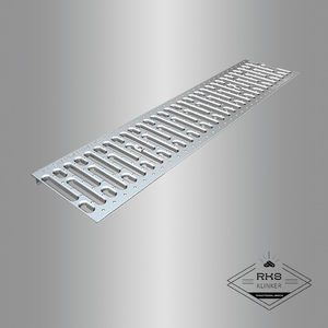 Решетка Basic DN200 стальная штампованная (оцинкованная)