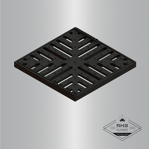 Решетка чугунная Basic (снежинка) к дождеприем., 300x300