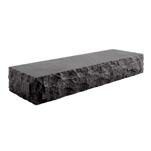Ступень из камня RKS SLATE Belgian Black, колотая, 1000х300х150 мм