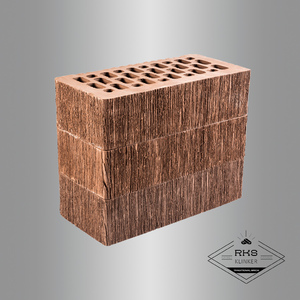 Кирпич лицевой Голицынский, коричневый, береста, F-100