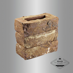 Кирпич лицевой Сафоновский клинкер № 9, 210x100x65 мм