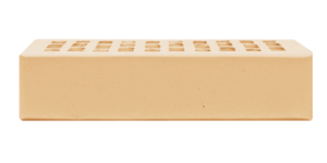 Кирпич облицовочный ЛСР, бежевый, гладкий, 1 НФ 4