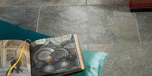 Натуральная плитка из камня для пола заказать RKS SLATE Сланец Deoli Green Brushed (5)