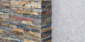 Натуральный камень для стен интерьера купить 3D панели RKS SLATE Cланец Multicolor Classic реальные фото объекта (9)