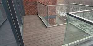 Террасная доска ДПК Bamberg Solid Brazilian Walnut (фотоотзыв, балкон) (1)