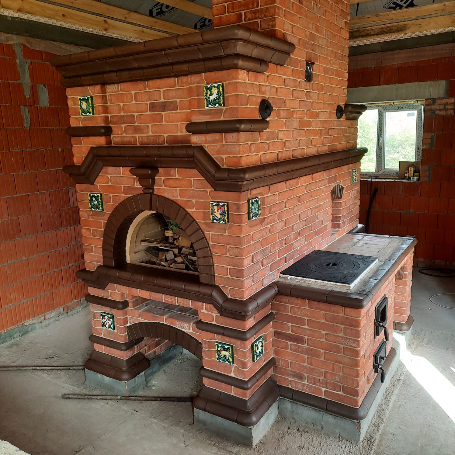 Кирпич печной "Temple Brick" Маркс 19