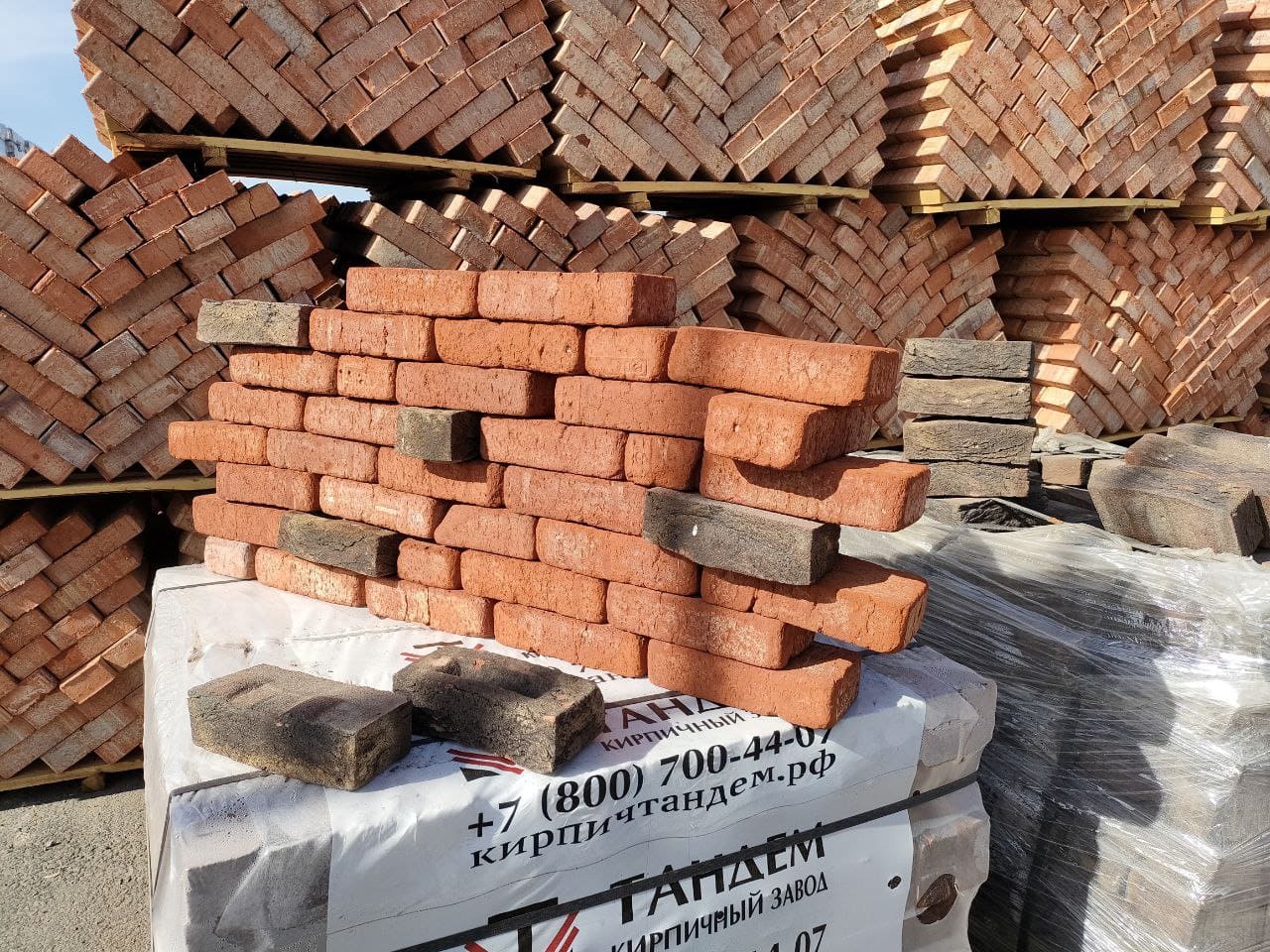 Облицовочный керамический кирпич 0,5 NF Temple Brick Маркс