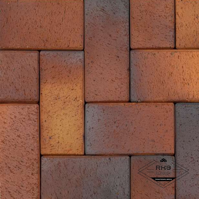 Тротуарный кирпич ABC-Klinkergruppe, Herbstlaub-geflammt, 240х118х52мм в Смоленске