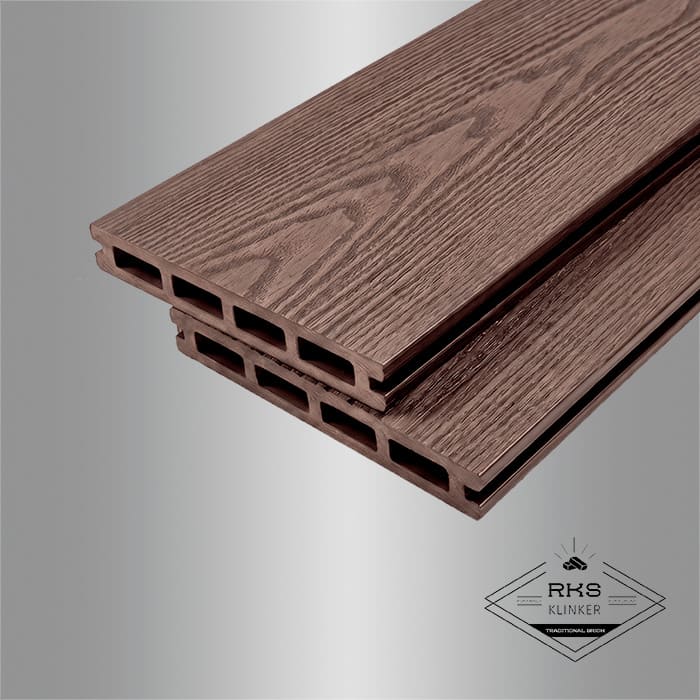 Террасная доска ДПК Бамберг пустотелая, 3D Натур, Орех (Walnut) в Смоленске