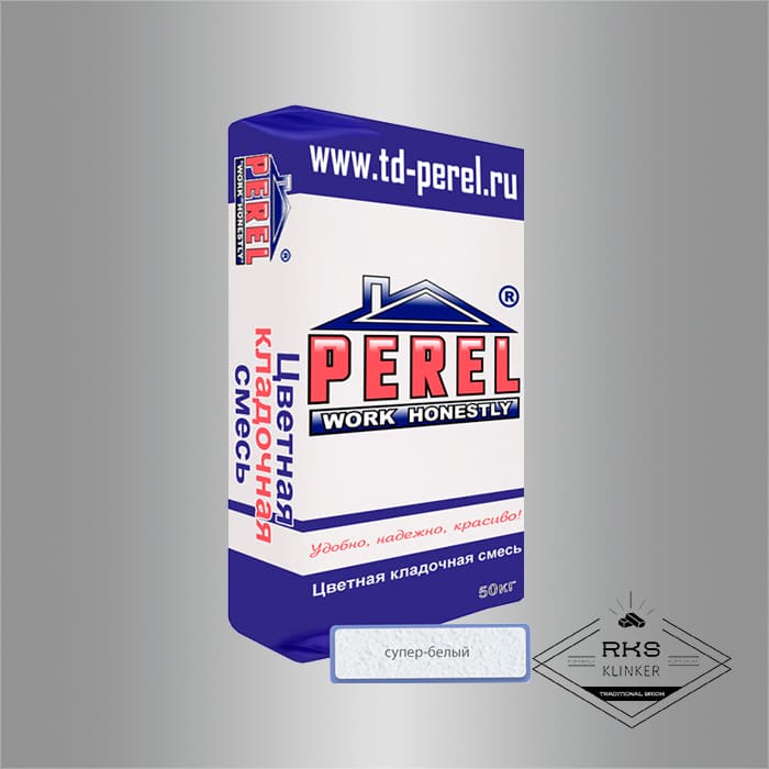 Зимняя кладочная смесь PEREL NL 01/супер-белый в Смоленске
