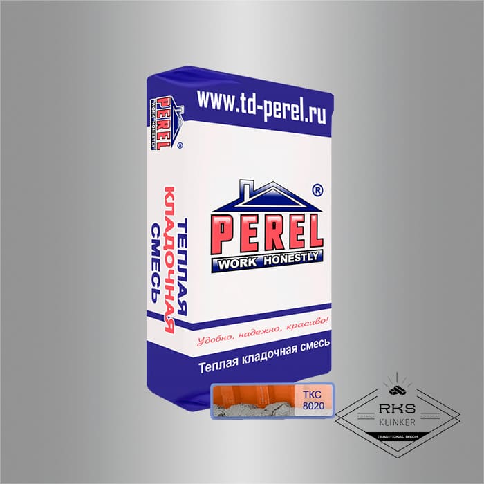 Теплоизоляционный кладочный раствор PEREL TKS 8020 в Смоленске