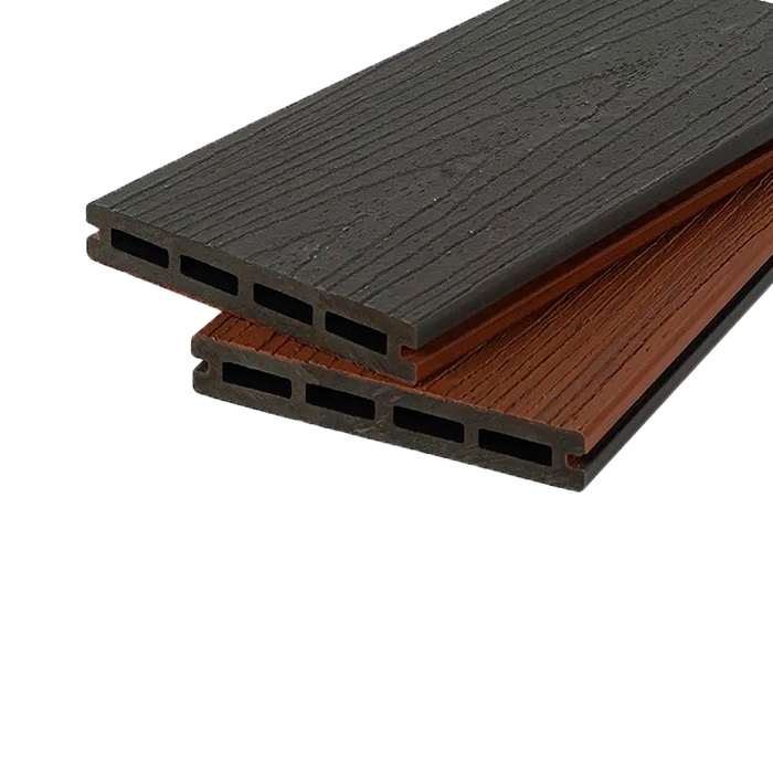 Террасная доска из ДПК Dual POLIVAN GROUP,Profi Co-Extrusion,Grey dark в Смоленске