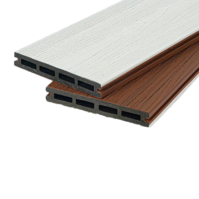 Террасная доска из ДПК Dual POLIVAN GROUP, Profi Co-Extrusion,White в Смоленске