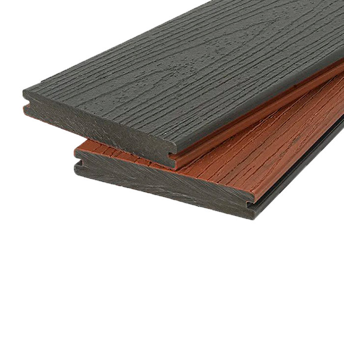 Террасная доска из ДПК Dual POLIVAN GROUP,Solid Co-Extrusion,Grey dark в Смоленске