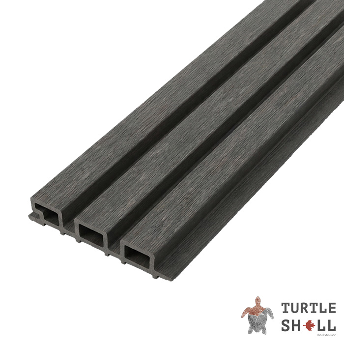 Реечная панель ДПК Middle Lines, Faroese Smokewood, Коэкструзия (FS 15) в Смоленске