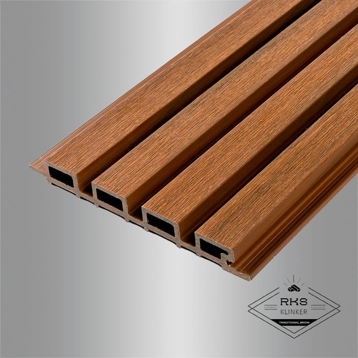 Реечная панель Middle Lines, Thai Teak, Co-Extrusion в Смоленске