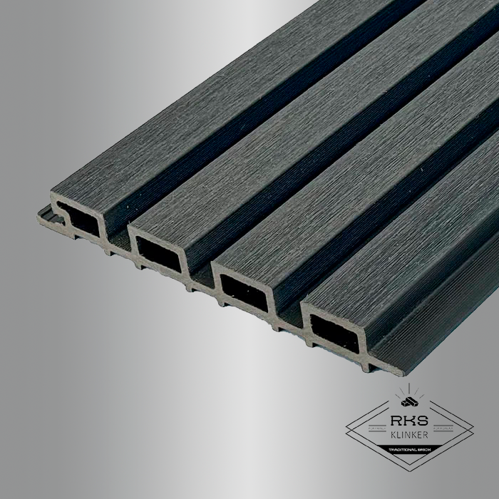 Реечная панель Middle Lines, Faroese Smokewood, Co-Extrusion в Смоленске
