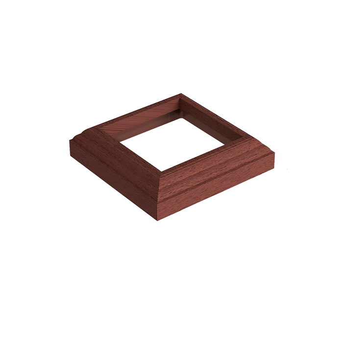 Крышка нижняя для столба из ДПК Woodvex,Select, темно-коричневый в Смоленске