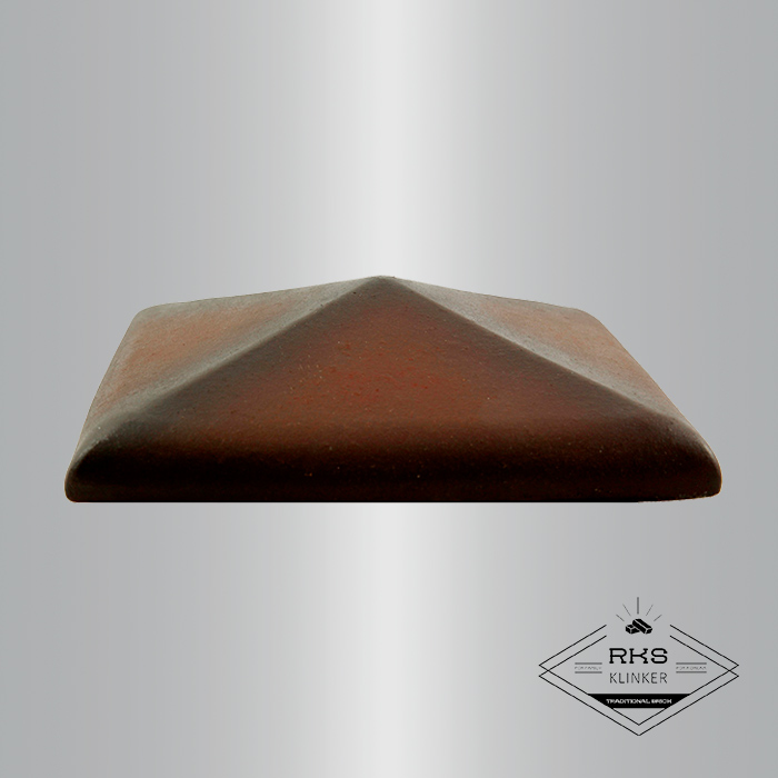 Клинкерный колпак на столб ZG Clinker, С42 425х425 мм, ольха в Смоленске