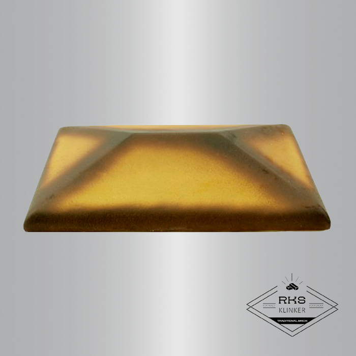 Клинкерный колпак на столб ZG Clinker, СР 300х425 мм, жёлтый тушевой в Смоленске