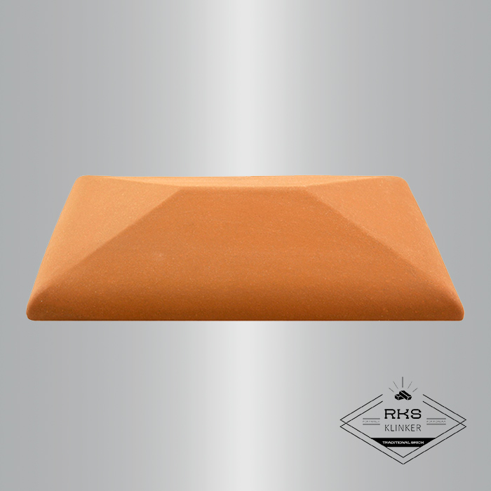 Клинкерный колпак на столб ZG Clinker, СР 300х425 мм., красный в Смоленске