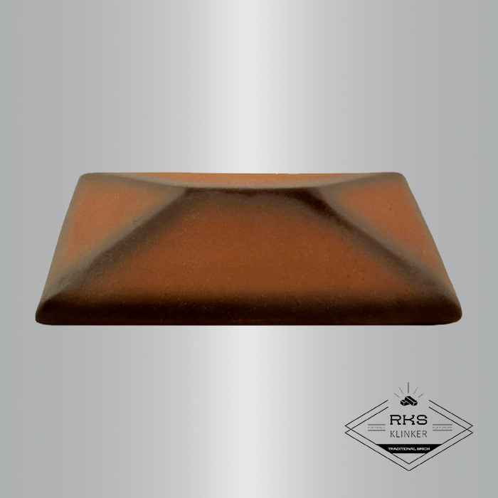 Клинкерный колпак на столб ZG Clinker, СР 300х425 мм, каштановый в Смоленске
