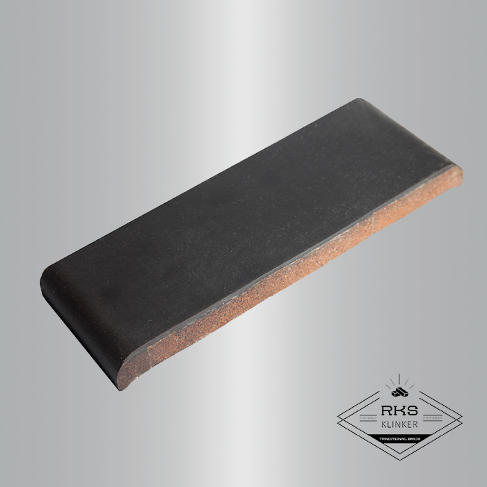 Парапетная плитка ZG Clinker, КР20 190x110x25 мм, Графит в Смоленске
