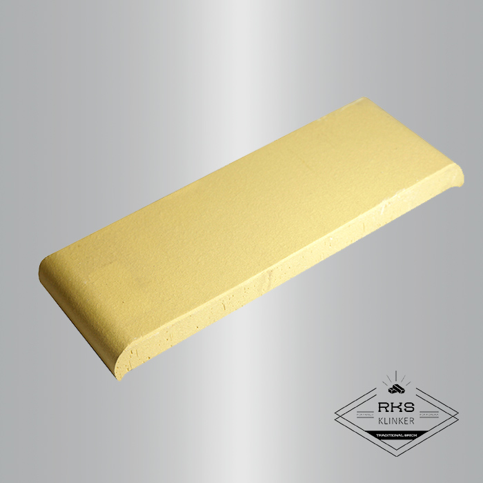 Парапетная плитка ZG Clinker, КР20 190x110x25 мм, Жёлтая в Смоленске