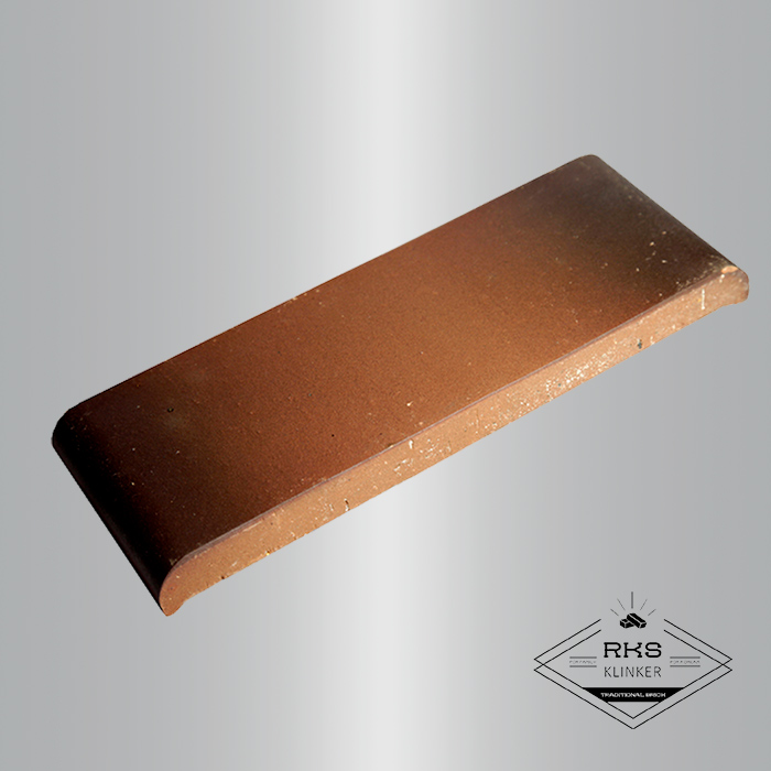 Парапетная плитка ZG Clinker, КР20 190x110x25 мм, Каштановая в Смоленске