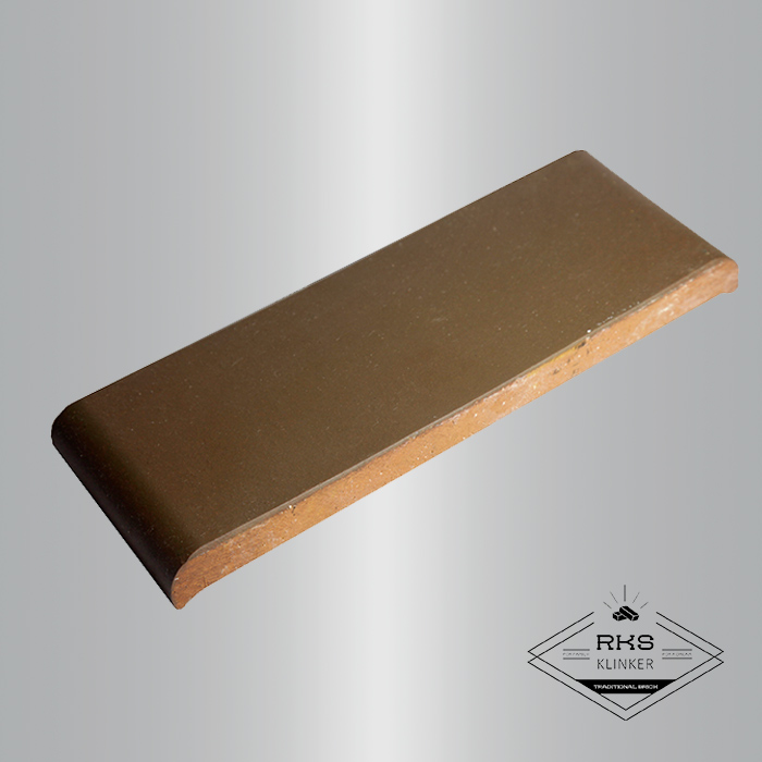 Парапетная плитка ZG Clinker, КР20 190x110x25 мм, Коричневая в Смоленске