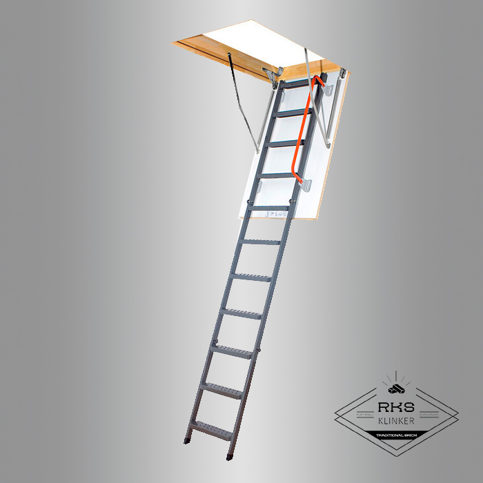 Чердачная металлическая лестница FAKRO LMК 70х140х305 в Смоленске