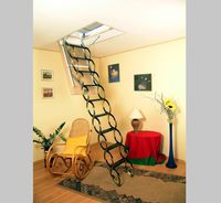 Чердачная лестница OMAN "NOZYCOWE" 70х120х300 см в Смоленске