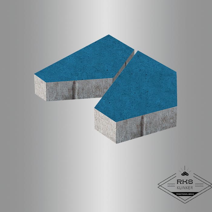Плитка тротуарная БелАрБет, Полигональ, Синий купить в Смоленске — RKS KLINKER Плитка тротуарная БелАрБет, Полигональ, Синий в Смоленске