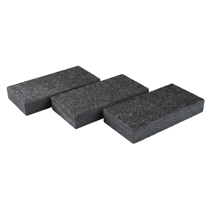 Гранитная брусчатка RKS SLATE Gabbro (Габбро) Пиленая, 200x100 мм в Смоленске