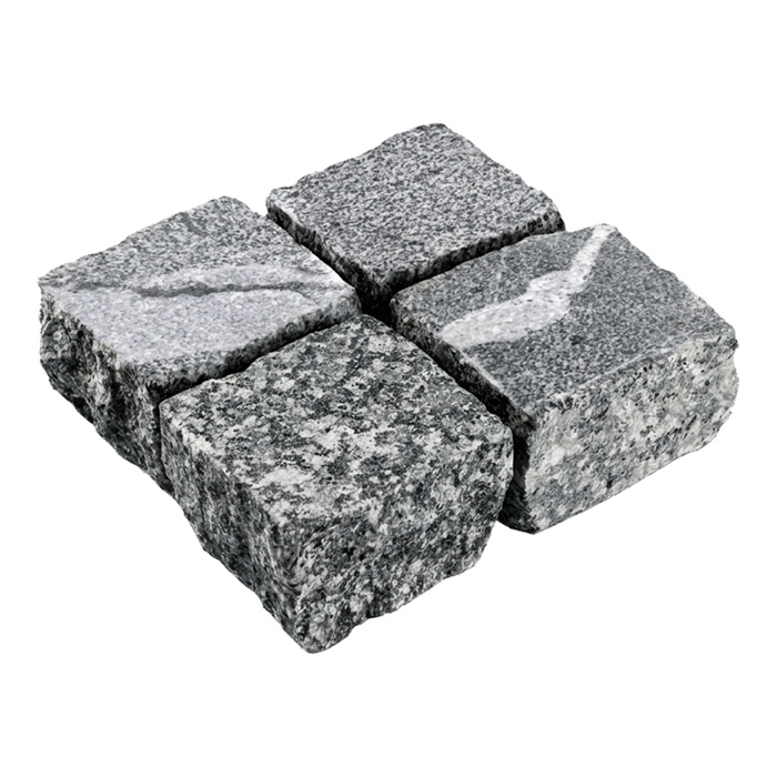 Гранитная брусчатка Snow Obsidian, Карандаш, 100x100 мм в Смоленске